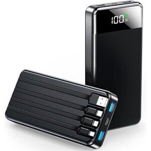 SABANI Portable Charger 35000mAh Power Bank - Portable Battery with 4 Built
